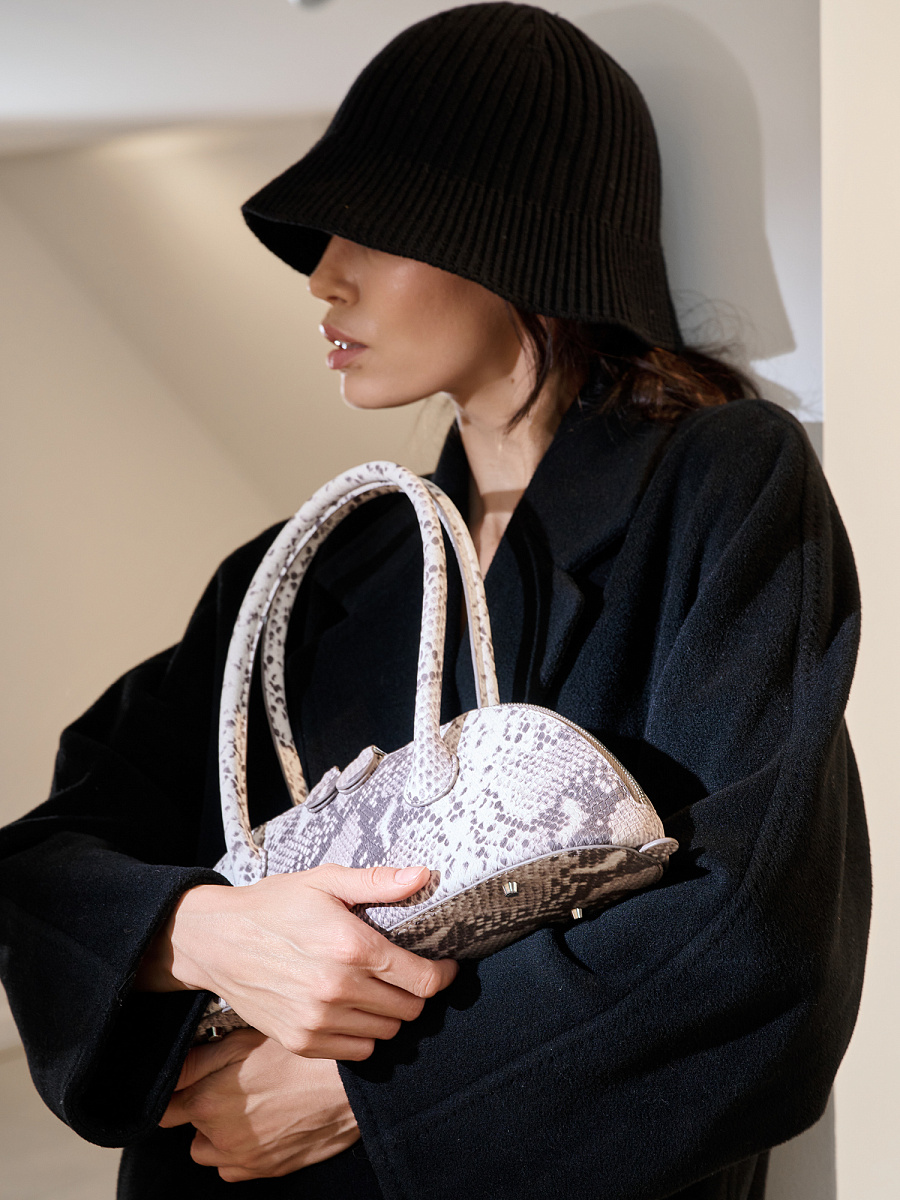 Сумка SIMONE mini Python Embossed Leather, фото №6