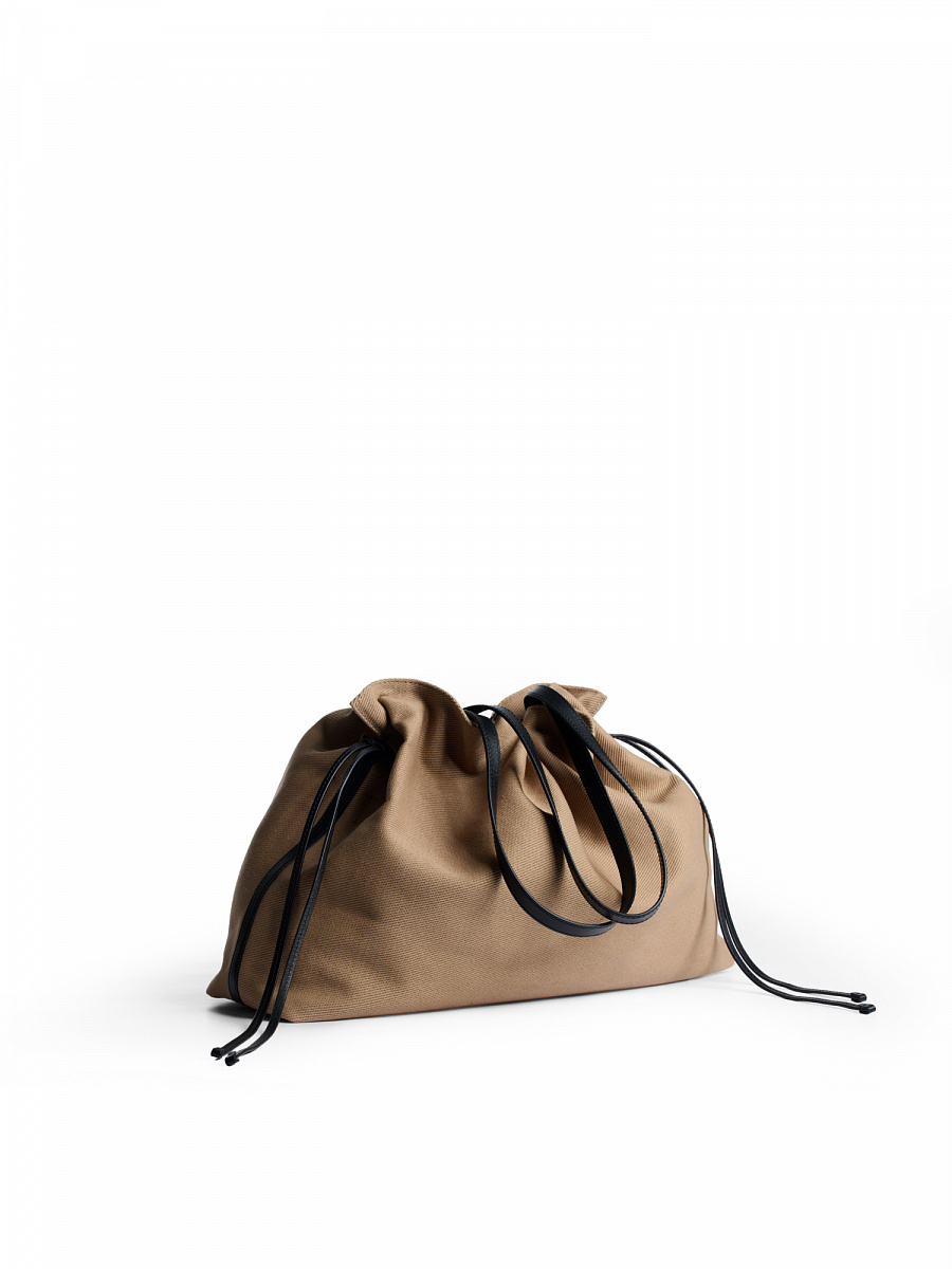 Сумка GAUS Beige/black, фото №2