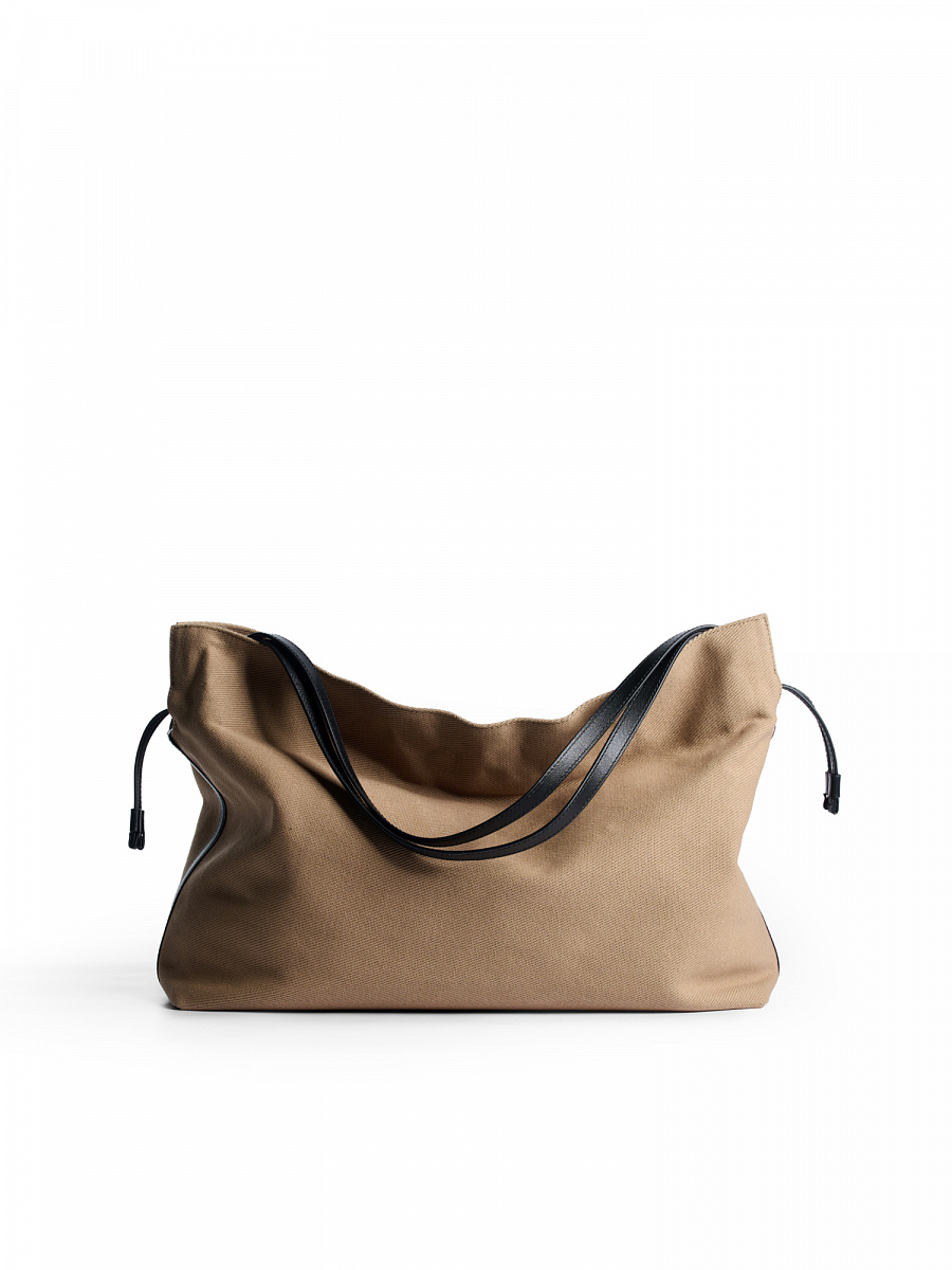 Сумка GAUS Beige/black, фото №4