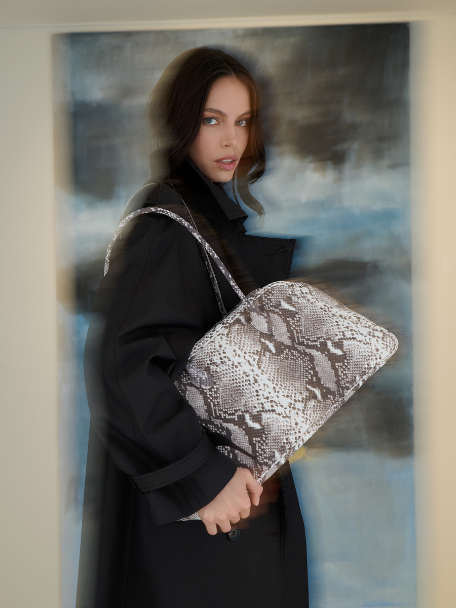 Сумка ARCUS L Python Embossed Leather, фото №6