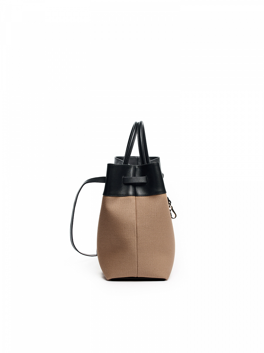 Сумка PROUN L Beige/black, фото №3