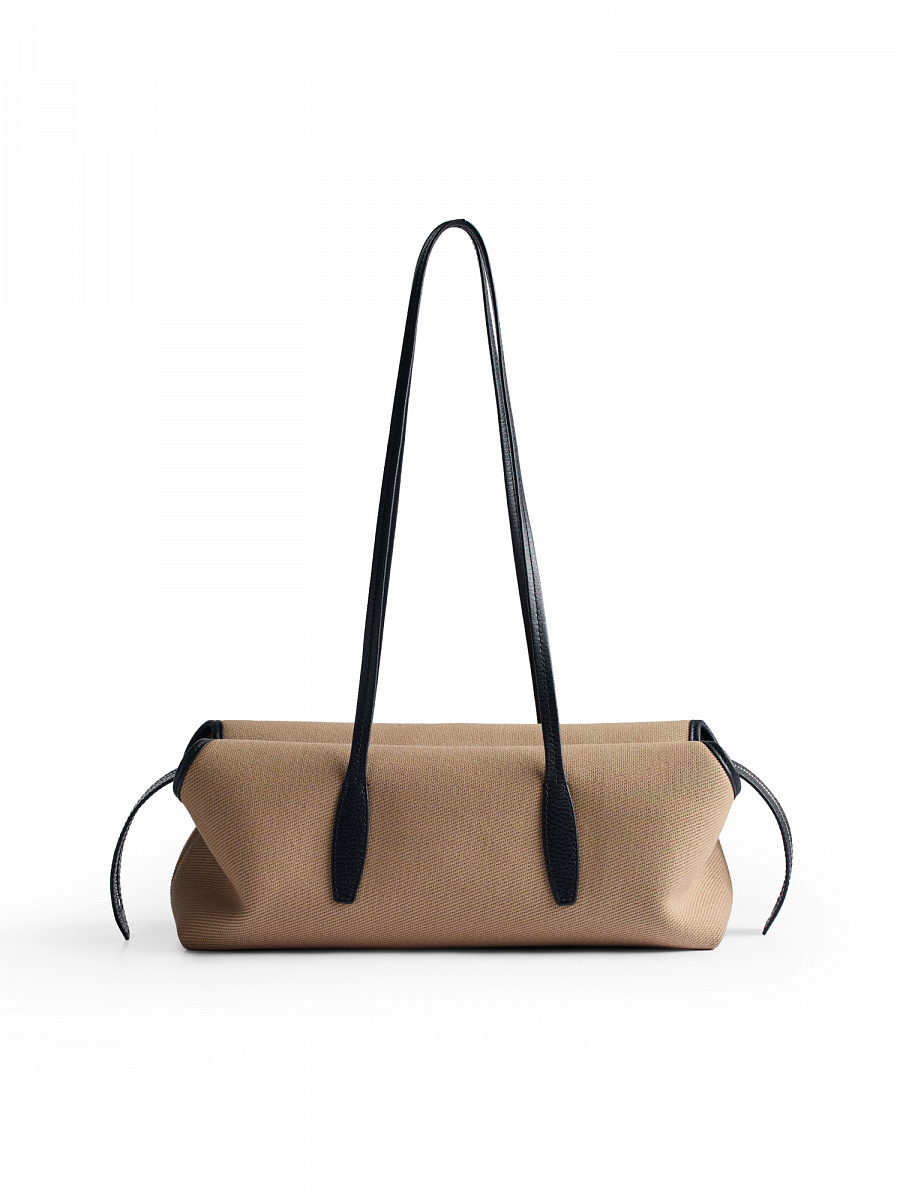 Сумка ESTER mini Beige/caviar, фото №3